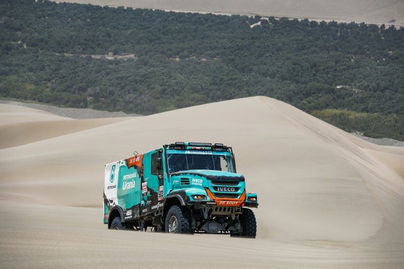 Team PETRONAS De Rooy IVECO wins Stage 6 of Dakar Rally 2019 with two podium places