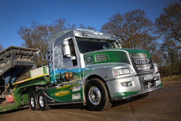 G&B Finch commission heavy-haulage bonneted IVECO Strator X-WAY for 50th Anniversary