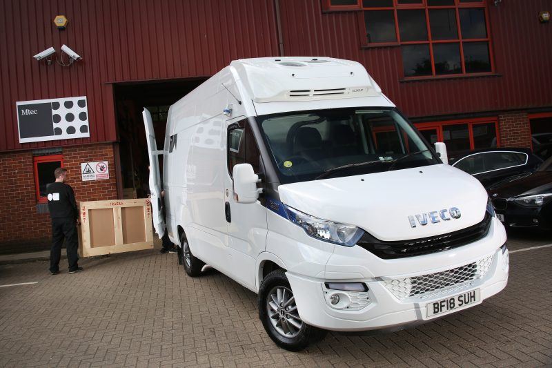 Art logistics provider says IVECO’s Daily Blue Power is a masterpiece