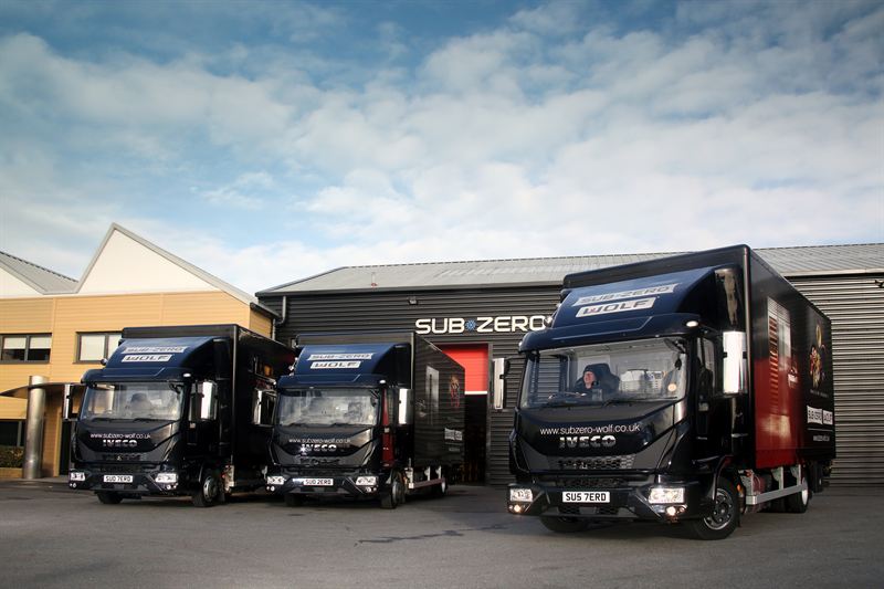 Top spec Iveco Eurocargos cater perfectly to Sub Zero & Wolf UK