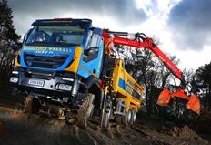 Construction support firm Penfold Verrall builds up tipper fleet with six Iveco Trakker 8x4s