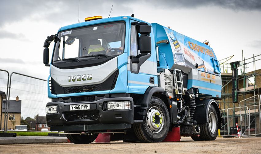 Iveco cleans up with JW Crowther road sweeper deal