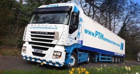 European trunking for PTM International's first Iveco Stralis