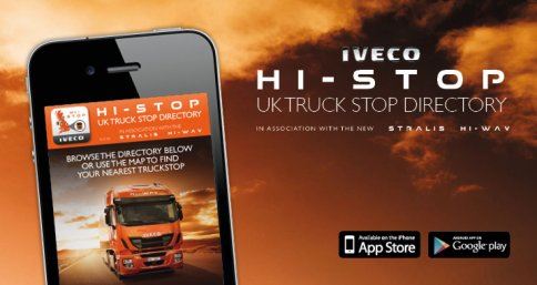 Iveco launches truckstop finding app for drivers