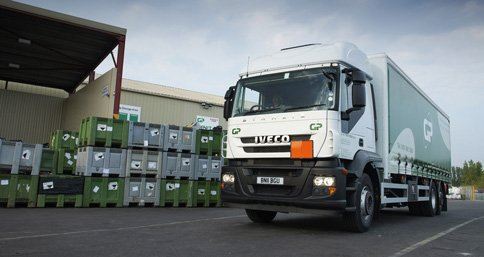 Iveco Stralis' lead the charge to recycle at G&P Batteries