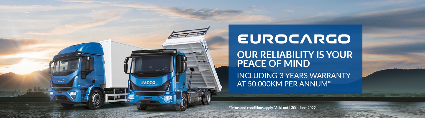 EUROCARGO 3-YEAR WARRANTY offer from IVECO Retail Limited IVECO Retail Limited