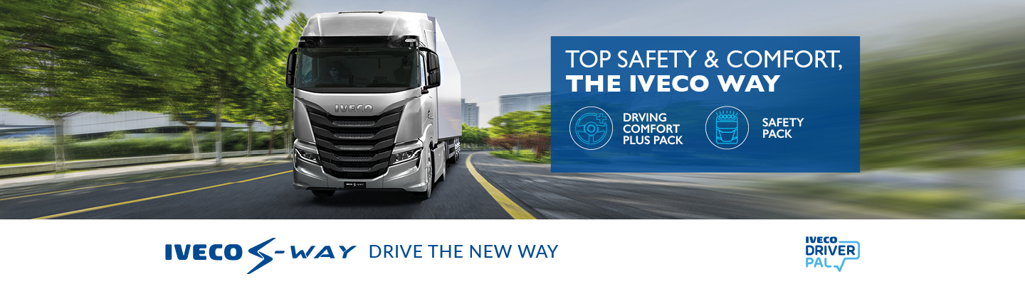 IVECO S-WAY DRIVER COMFORT & SAFETY BUNDLE offer from Days Motor Group Days Motor Group